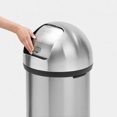 Мусорный бак Brabantia с ручным толкателем, 60 л цена и информация | Мусорные баки | hansapost.ee