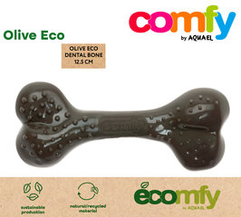 ECO Mänguasi koertele, DENTAL BONE ECO 12,5cm OLIIV, Comfy hind ja info | Koerte mänguasjad | hansapost.ee