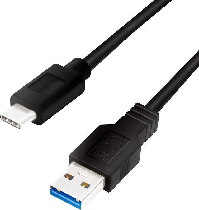 LogiLink CU0171, USB-A / USB-C, 3m цена и информация | Mobiiltelefonide kaablid | hansapost.ee