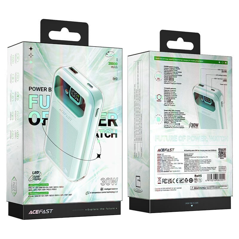 Acefast Sparkling Series M2 20000mAh hind ja info | Akupangad | hansapost.ee