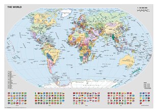 Пазл Ravensburger политическая карта мира, 1000 деталей цена и информация | Пазлы | hansapost.ee