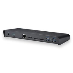 3-Port USB Hub i-Tec CATRIPLE4KDOCKPD hind ja info | USB adapterid ja jagajad | hansapost.ee