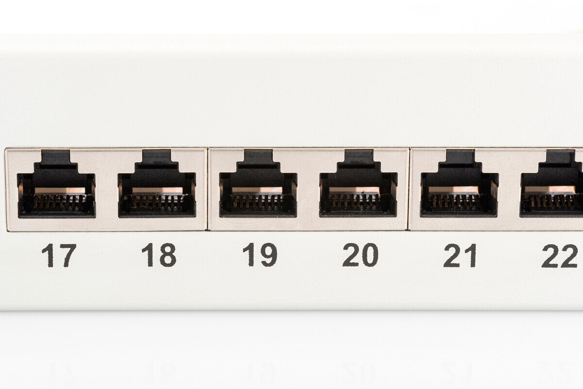 Patch panel 24P Digitus 19 CAT6 gr hind ja info | Ruuterid | hansapost.ee