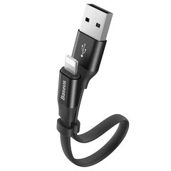 Baseus CALMBJ-01, USB/Lightning, 23 cm hind ja info | Mobiiltelefonide kaablid | hansapost.ee