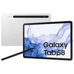 Samsung Galaxy Tab S8 WiFi SM-X700 128 GB 27.9 cm (11") Qualcomm Snapdragon 8 GB Wi-Fi 6 (802.11ax) Android 12 Silver цена и информация | Планшеты | hansapost.ee