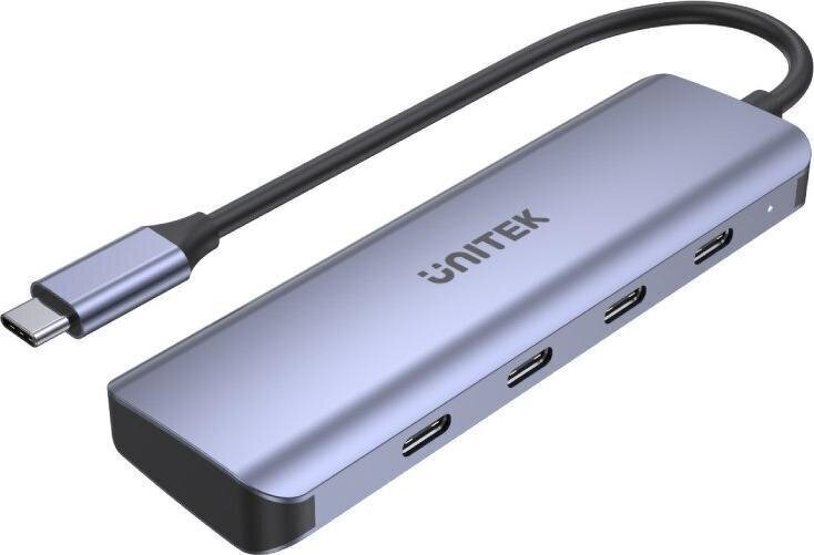 UNITEK HUB USB-C 3.1, 4X USB-C, 5 GBPS, H1107K hind ja info | USB adapterid ja jagajad | hansapost.ee