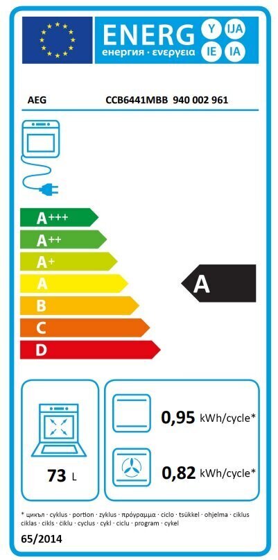 AEG CCB6441MBB цена и информация | Elektripliidid | hansapost.ee