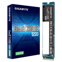 Жесткий диск Gigabyte Gen3 2500E SSD 500 GB цена и информация | Gigabyte Накопители данных | hansapost.ee