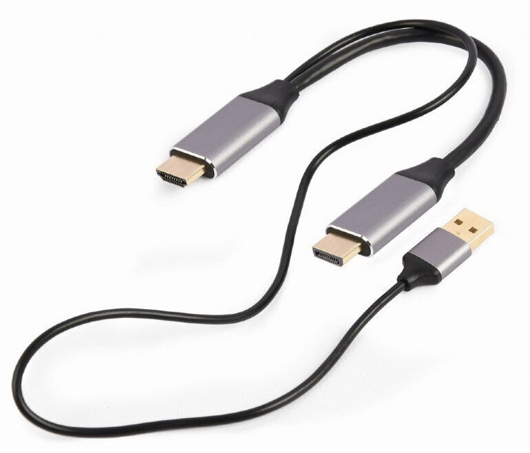 Gembird A-HDMIM-DPM-01 videokaabli adapter 2 m HDMI Type A (Standardne) DisplayPort must цена и информация | USB adapterid ja jagajad | hansapost.ee