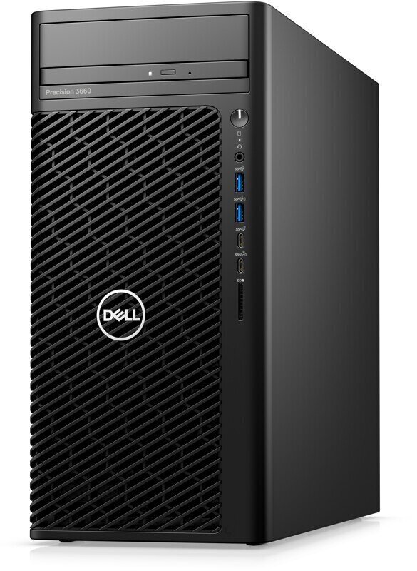 Dell Precision 3660, Tower, Intel Core i9, i9-12900, 16 GB, DDR5, SSD 512 GB, Nvidia RTX A2000, Windows 11 Pro hind ja info | Lauaarvutid | hansapost.ee