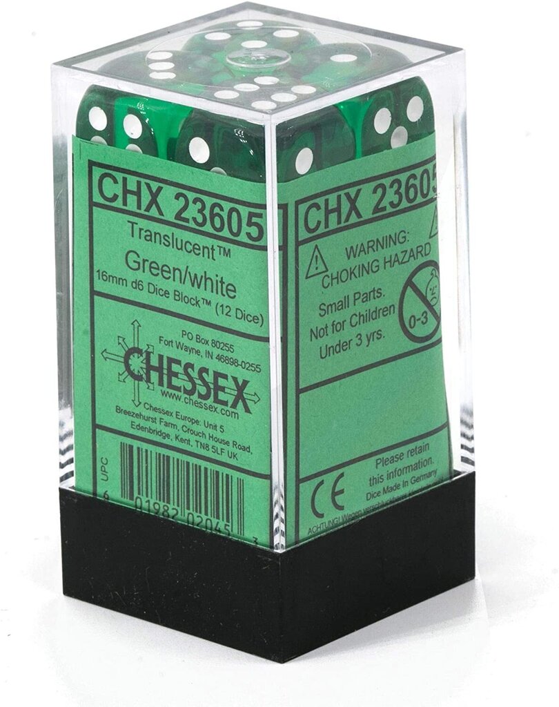 Täringute komplekt Chessex, 36 tk. hind ja info | Lauamängud ja mõistatused perele | hansapost.ee