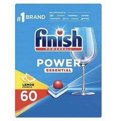 Nõudepesumasina tabletid Finish Powerball Essential Lemon, 60 tk. hind ja info | Nõudepesuvahendid | hansapost.ee