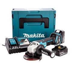 Akunurklihvija Makita 125mm 18V (DGA517RTJ) hind ja info | Lihvmasinad | hansapost.ee