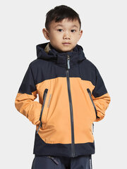 Детская куртка Didriksons весна-осень ASH, оранжевая/темно-синяя цена и информация | Didriksons Одежда для мальчиков | hansapost.ee
