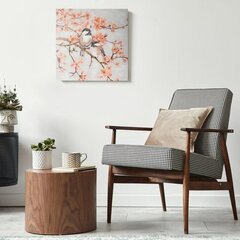 Картина 553, 80x80 см, розовая цена и информация | Настенные деревянные декорации | hansapost.ee