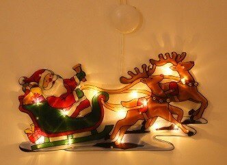 Jõulukaunistused – Jõuluvana kelk цена и информация | Jõulukaunistused | hansapost.ee