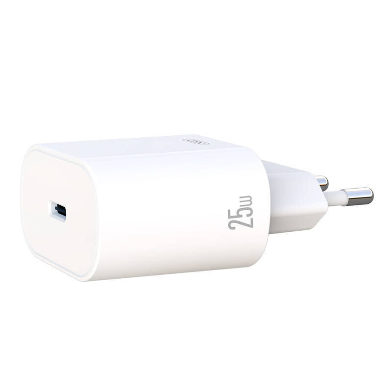 XO seinalaadija L91 PD 25W 1x USB-C valge hind ja info | Laadijad mobiiltelefonidele | hansapost.ee