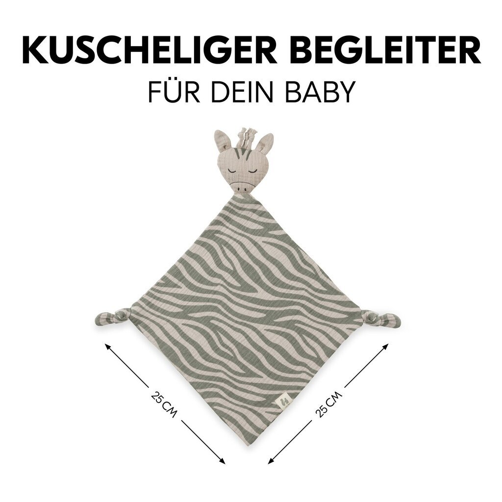 Kaisutekk Hauck Cuddle N Play Zebra Sage hind ja info | Beebide mänguasjad | hansapost.ee