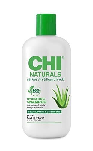 Niisutav juuksešampoon Chi Naturals Aloe Vera, 355 ml цена и информация | Šampoonid | hansapost.ee