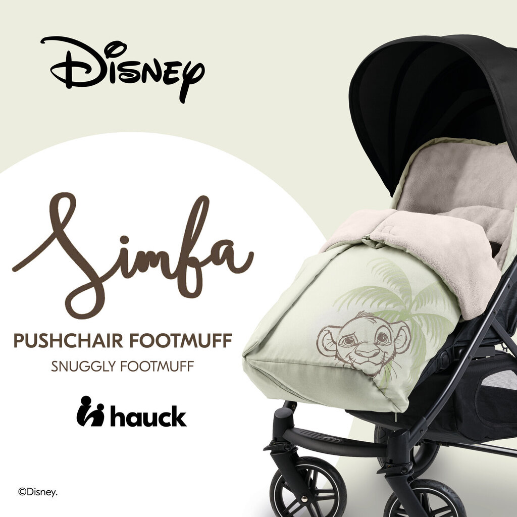 Jalamuhv Hauck Pushchair Footmuff, Olive hind ja info | Lapsevankrite tarvikud | hansapost.ee