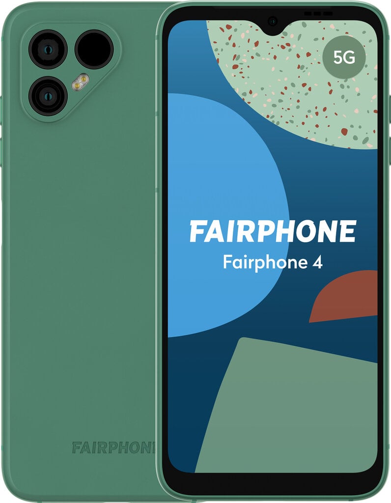 Fairphone 4 5G 8/256GB Green F4FPHN-2GR-EU1 hind ja info | Telefonid | hansapost.ee