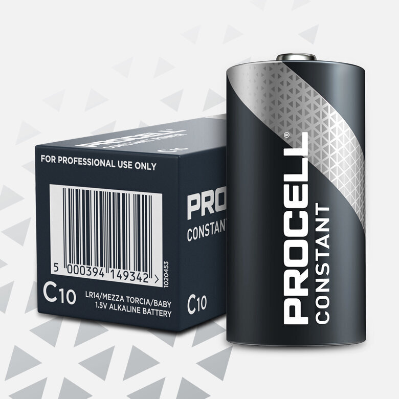 Duracell patareid Procell Constant Power LR14, 10 tk. цена и информация | Patareid | hansapost.ee