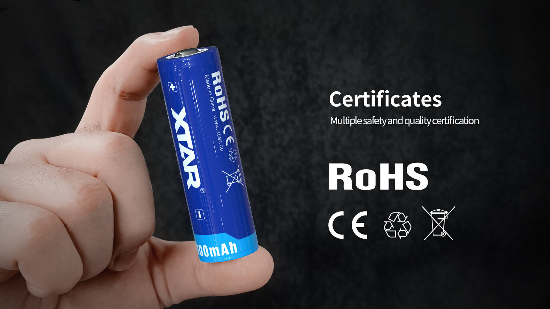 Xtar laetav aku 21700, 4900mAh 3,6V hind ja info | Patareid | hansapost.ee