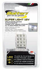 ПАНЕЛЬ LED 12V WHITE &quot;SUPER LIGHT&quot; цена и информация | Автомобильные лампочки | hansapost.ee