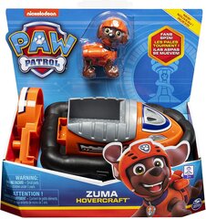 Paw Patrol Zuma Hovercraft - автомобиль с коллекционной фигуркой Зумы цена и информация | Игрушки для мальчиков | hansapost.ee