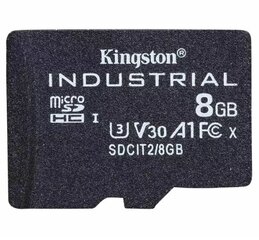 Kingston 8 ГБ, micro SDHC, SDCIT2/8GBSP, UHS-I U3 (класс 10), V30, A1, карта pSLC. цена и информация | Карты памяти для телефонов | hansapost.ee