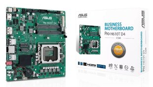 Asus Pro H610T D4-CSM, Mini ITX, LGA1700, DDR4 hind ja info | Emaplaadid | hansapost.ee