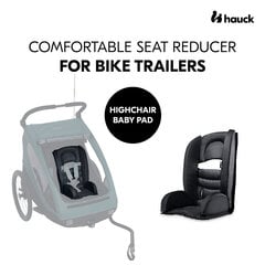 Jalgratta haagise iste Hauck Bike Trailer Comfort, must цена и информация | Прицепы для велосипеда | hansapost.ee