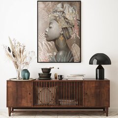 Картина 237b 60x60cм, черная цена и информация | Настенные деревянные декорации | hansapost.ee