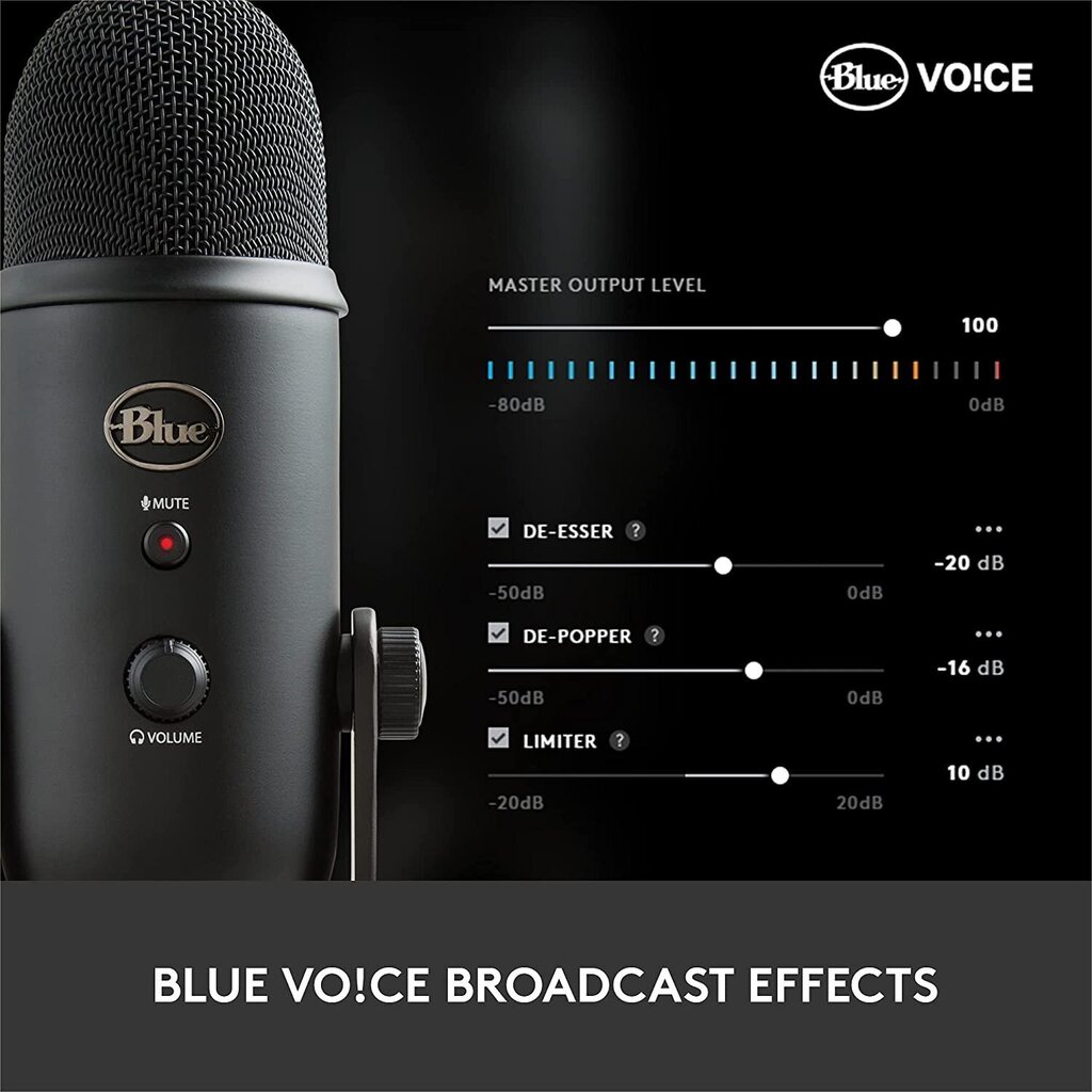 Lauamikrofon Blue Yeti : 988-000238 цена и информация | Mikrofonid | hansapost.ee