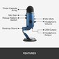Lauamikrofon Blue Microphones Yeti 988-000232 цена и информация | Mikrofonid | hansapost.ee