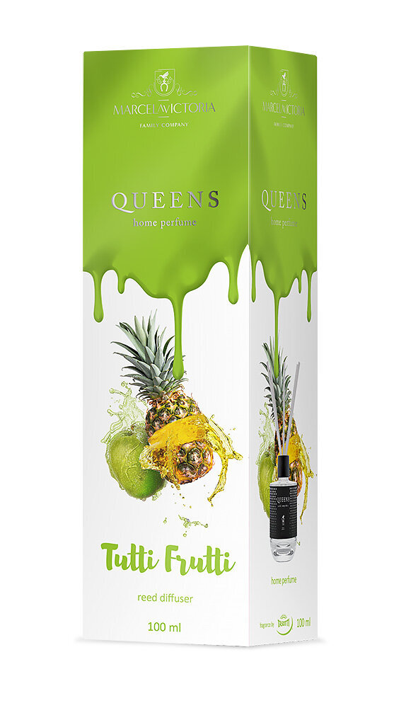 Kodulõhnastaja Marcela Victoria Queens Reed Diffuser Tutti Frutti, 100 ml цена и информация | Lõhnapulgad ja kodulõhnastajad | hansapost.ee