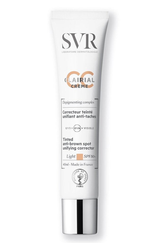 Korrigeeriv CC näokreem SVR Clairial SPF50+ 40 ml hind ja info | Näokreemid | hansapost.ee