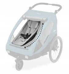 Jalgratta järelkäru iste Hauck Baby Lounger, hall hind ja info | Jalgrattakärud | hansapost.ee