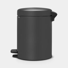 Brabantia мусорное ведро NewIcon, 5 л, темно-серое цена и информация | Мусорные баки | hansapost.ee