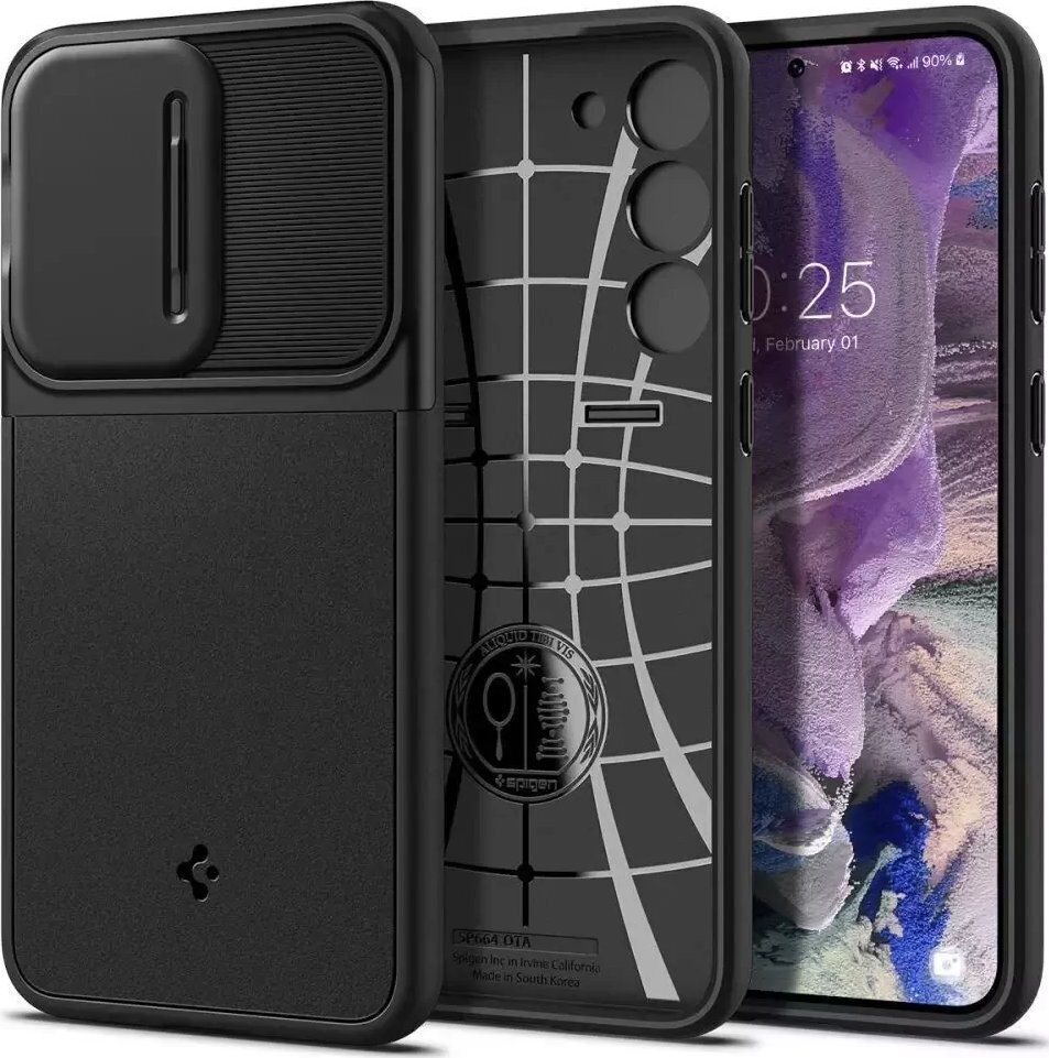 Spigen Optik Armor, must hind ja info | Telefonide kaitsekaaned ja -ümbrised | hansapost.ee