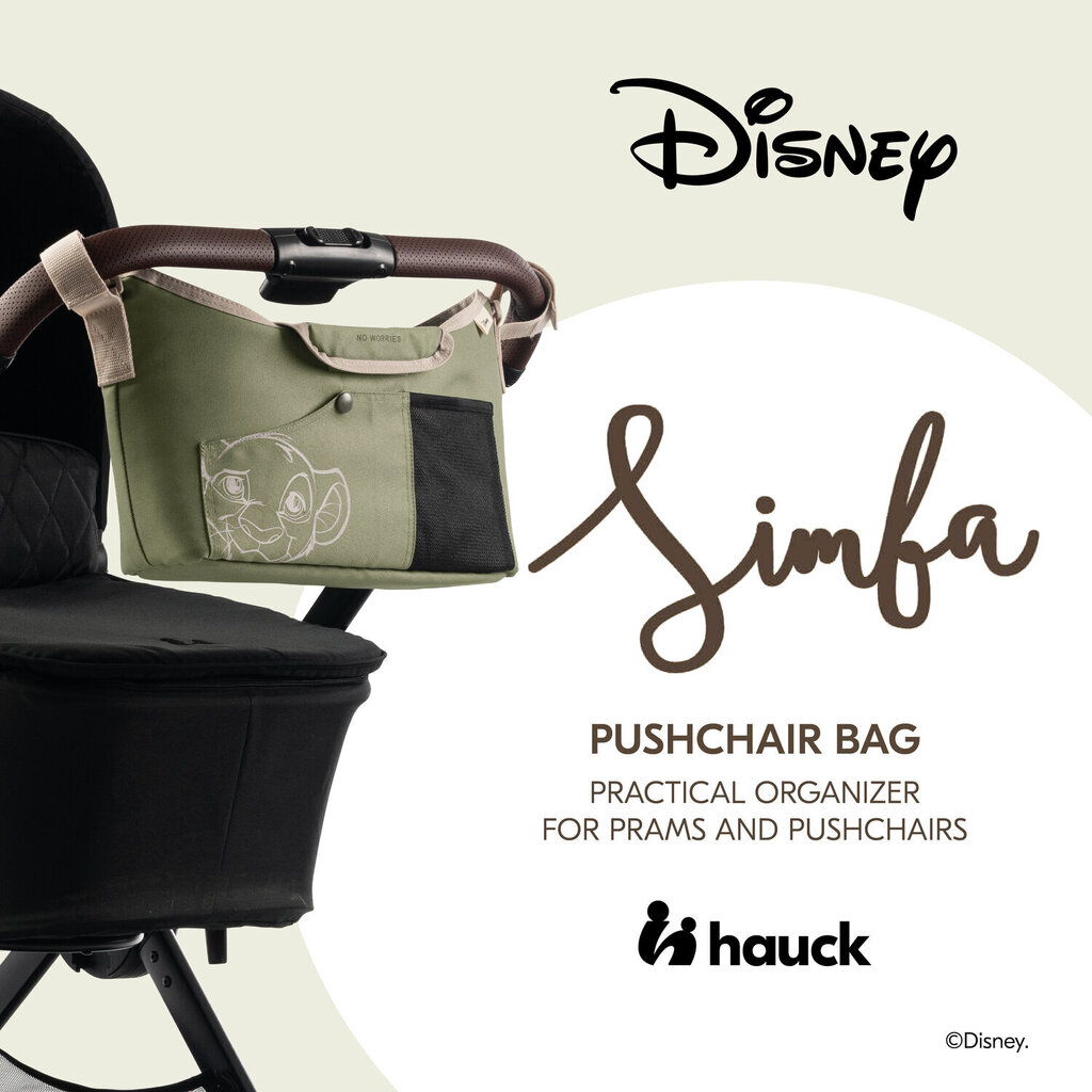 Ema käekott Hauck Pushchair Bag, Olive цена и информация | Lapsevankrite tarvikud | hansapost.ee