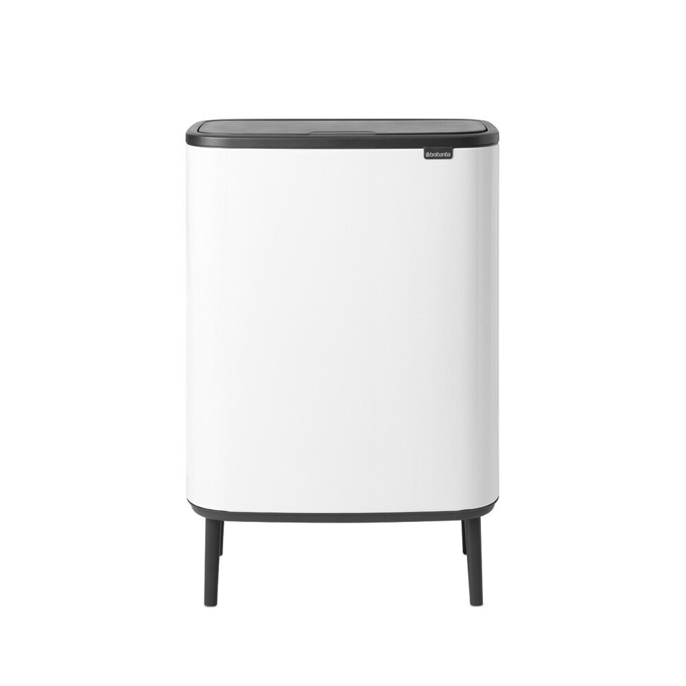 Kõrge, Bo Touch Bin 2x30L White цена и информация | Prügikastid | hansapost.ee