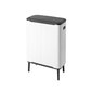 Kõrge, Bo Touch Bin 2x30L White цена и информация | Prügikastid | hansapost.ee