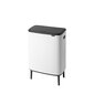 Kõrge, Bo Touch Bin 2x30L White цена и информация | Prügikastid | hansapost.ee