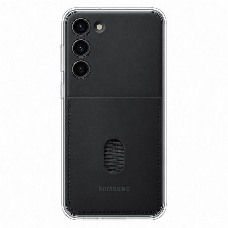 Samsungi ümbris Samsung Galaxy S23 Plus jaoks, must цена и информация | Telefonide kaitsekaaned ja -ümbrised | hansapost.ee