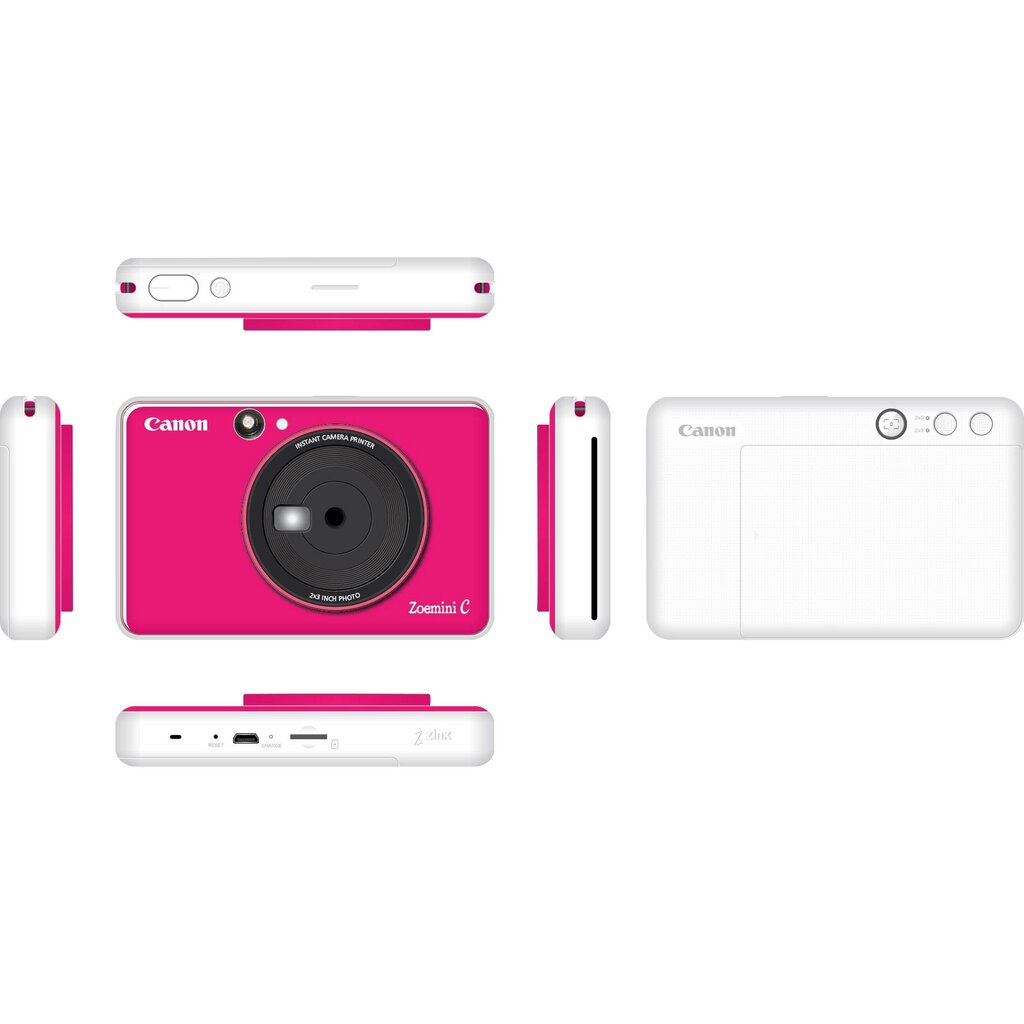 Canon Zoemini C (Bubble Gum Pink) + 20 Canon Zink photo sheets hind ja info | Kiirpildikaamerad | hansapost.ee