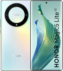 Honor Magic5 Lite 5G 8/256GB Titanium Silver 5109ARWX hind ja info | Telefonid | hansapost.ee