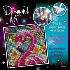 Teemantmosaiik Flamingo, 20 x 20 cm hind ja info | Teemantmaalide komplektid | hansapost.ee