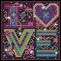 Teemantmosaiik Sequin Art Love, 20 x 20 cm hind ja info | Sequin Art Lastekaubad ja beebikaubad | hansapost.ee