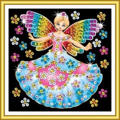 Алмазная мозаика Sequin Art Fairy Princess, 17 x 17 см цена и информация | Алмазная мозаика | hansapost.ee